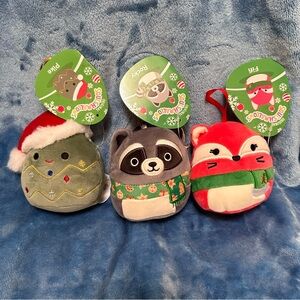 SQUISHMALLOWS bundle of 3 ornaments